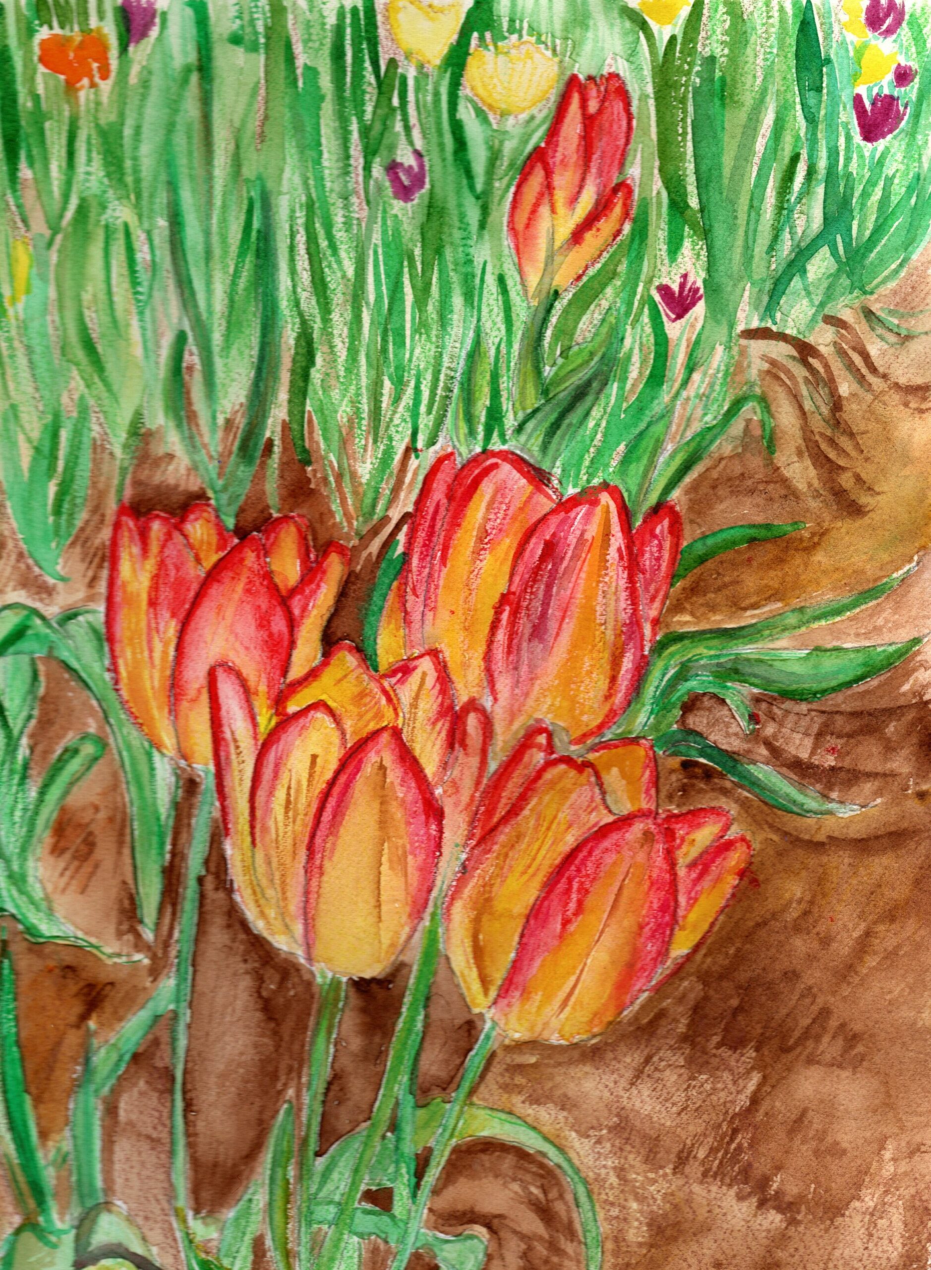 Atlanta Blooms watercolor print 1